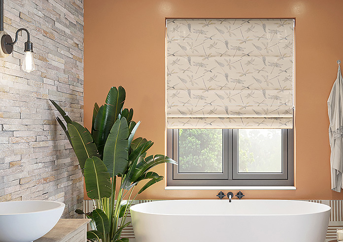 Dragonflies, Cream - Roman Blind - Image 3